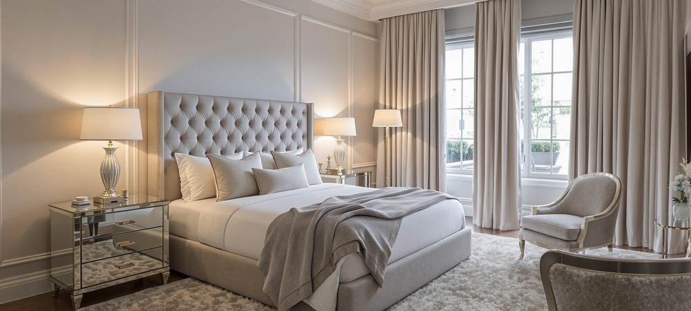 hotel chic slaapkamer